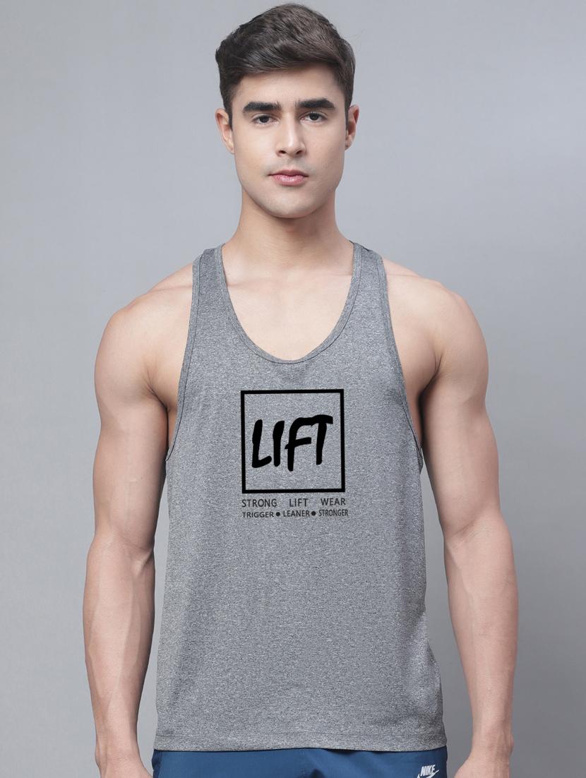 round neck printed vest - 20178490 - Zoom Image - 0