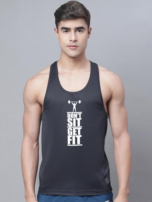 round neck printed vest - 20178501 - Standard Image - 0