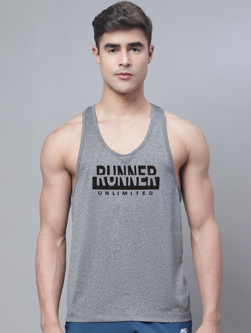round neck printed vest - 20178508 - Zoom Image - 0