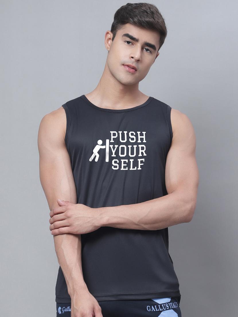 round neck printed vest - 20178520 - Zoom Image - 0
