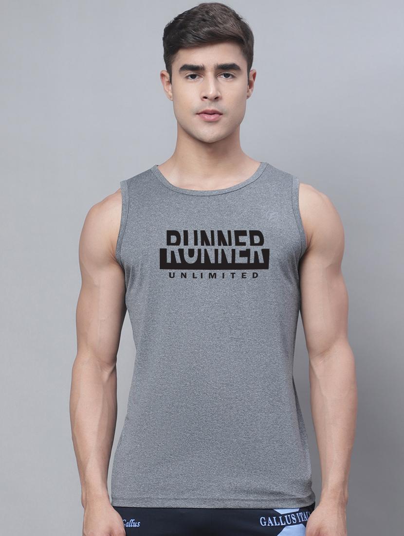 round neck printed vest - 20178527 -  Zoom Image - 0