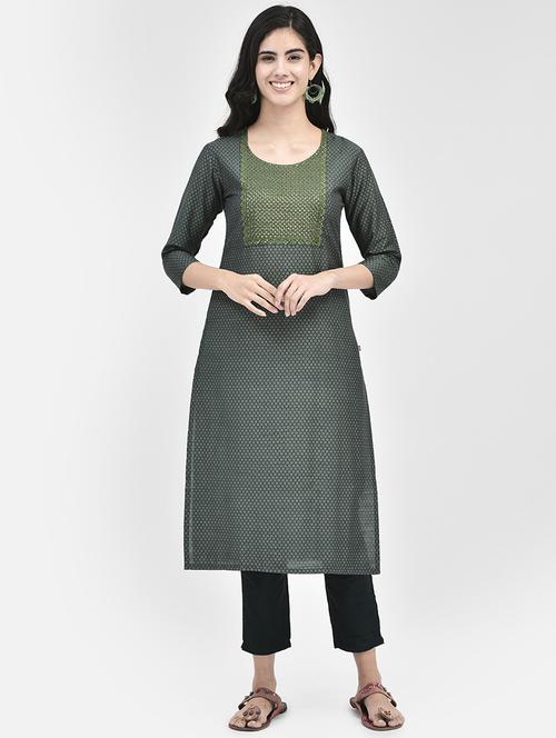 women's straight kurta - 20178562 - Standard Image - 0