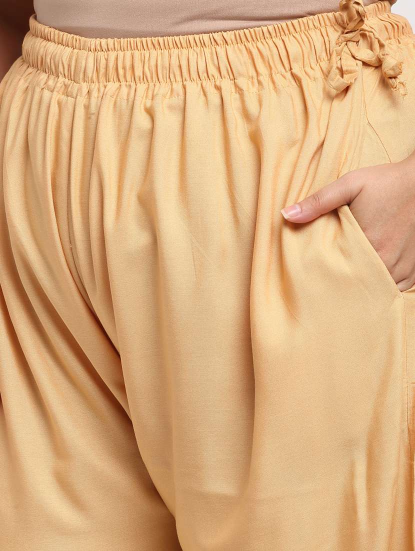 pack of 2 solid flared palazzo - 20179031 -  Standard Image - 5