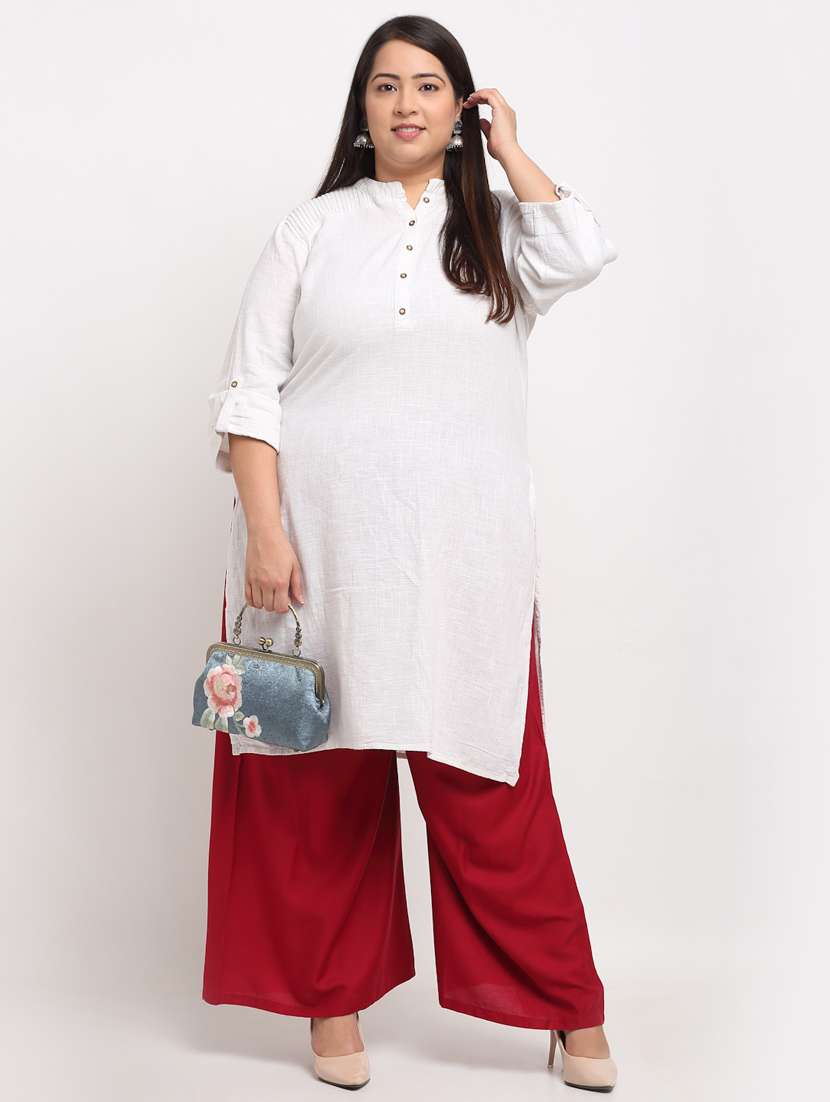 pack of 2 solid flared palazzo - 20179060 -  Standard Image - 5