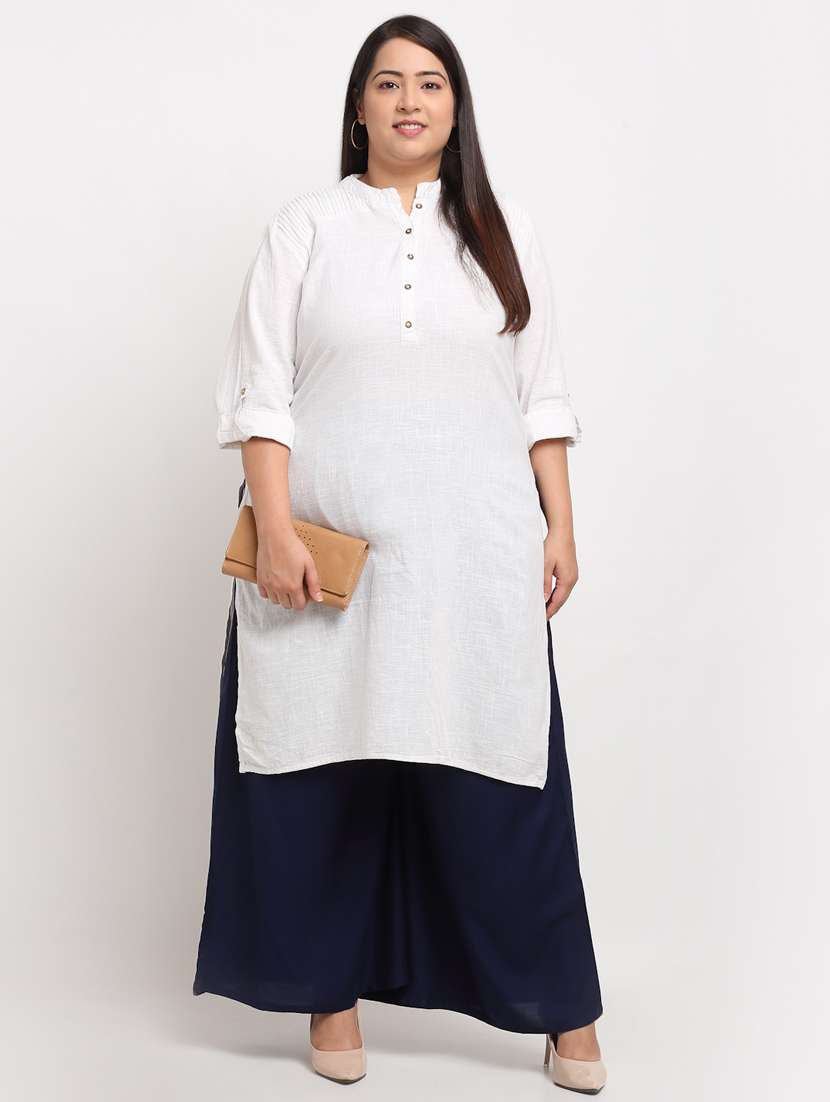 pack of 2 solid flared palazzo - 20179066 -  Standard Image - 5