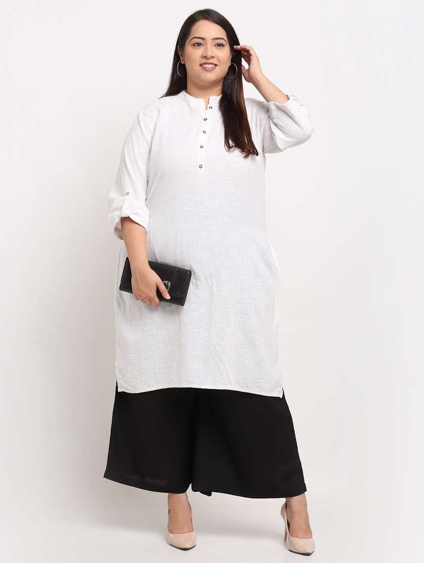 pack of 2 solid flared palazzo - 20179074 -  Standard Image - 5