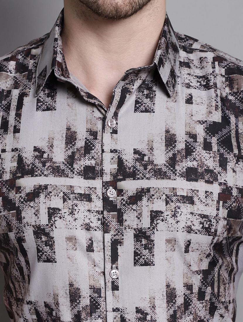 mens aztec formal shirt - 20182084 - Standard Image - 5