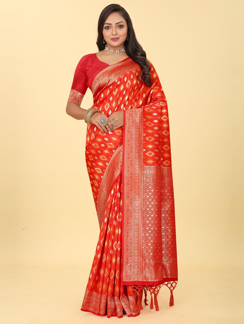 women's banarasi saree with blouse - 20182115 - Zoom Image - 0