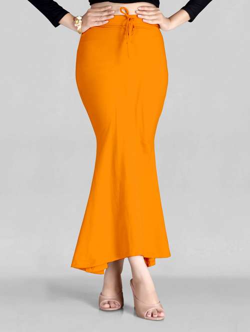 solid fish cut saree shapewear - 20183283 - Standard Image - 0