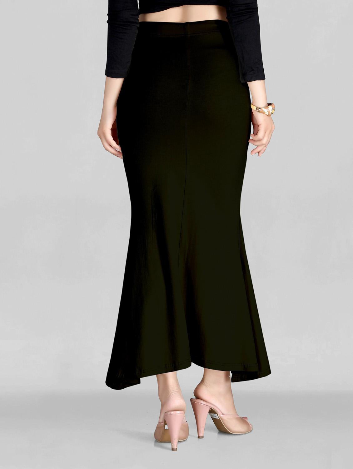 solid fish cut saree shapewear - 20183305 - Standard Image - 3