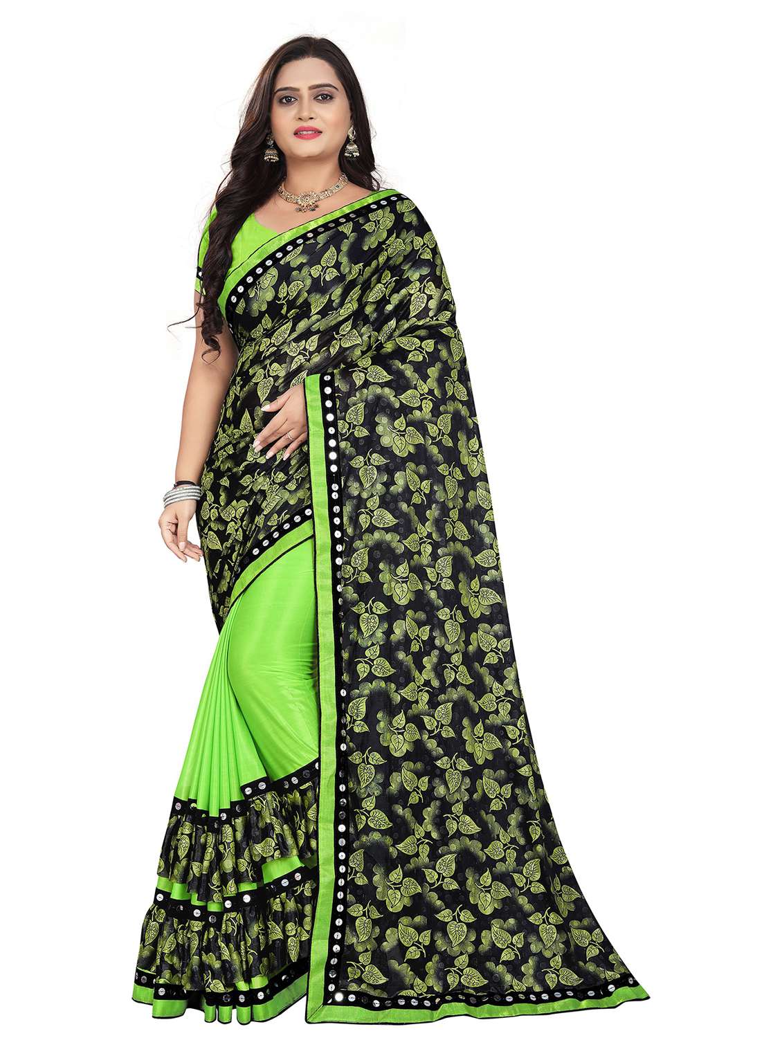 women's saree combo with blouse - 20183648 -  Standard Image - 3