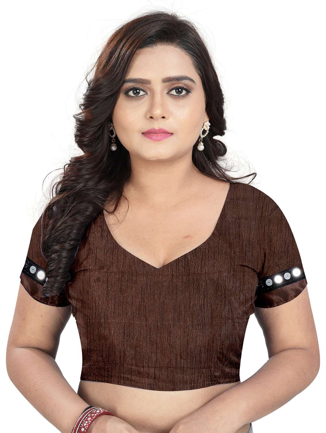 women's saree combo with blouse - 20183648 -  Standard Image - 5