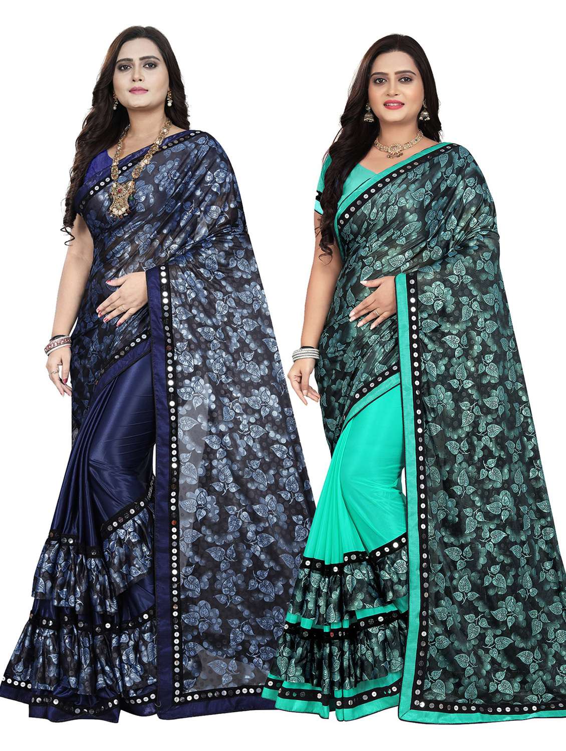 women's saree combo with blouse