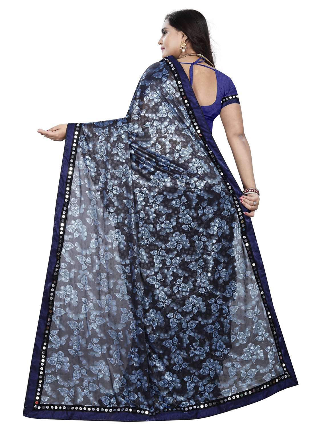 women's saree combo with blouse - 20183684 -  Standard Image - 3