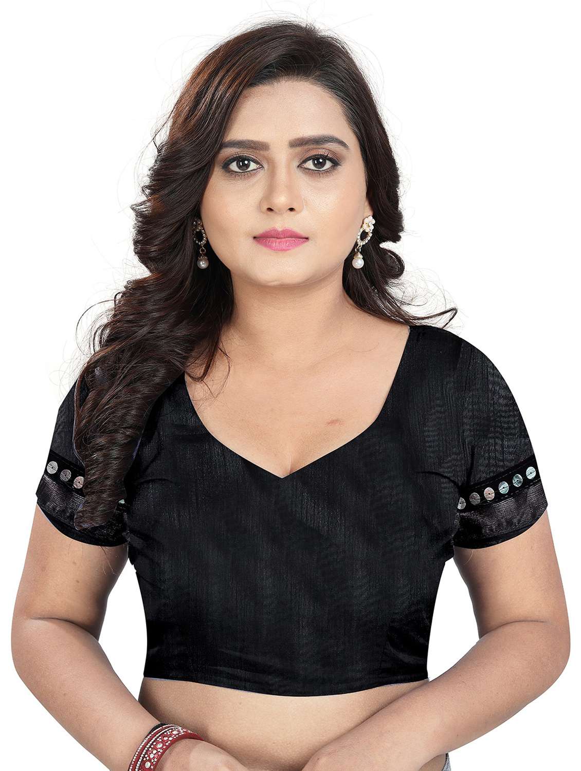 women's saree combo with blouse - 20183740 -  Standard Image - 5