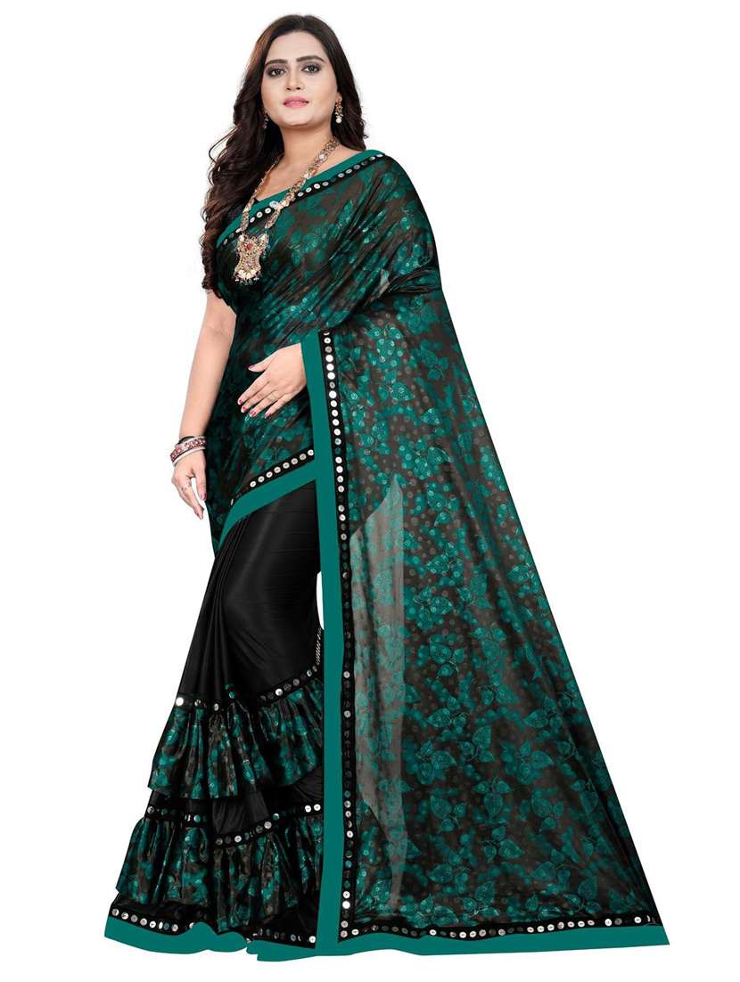 women's saree combo with blouse - 20183942 -  Standard Image - 3