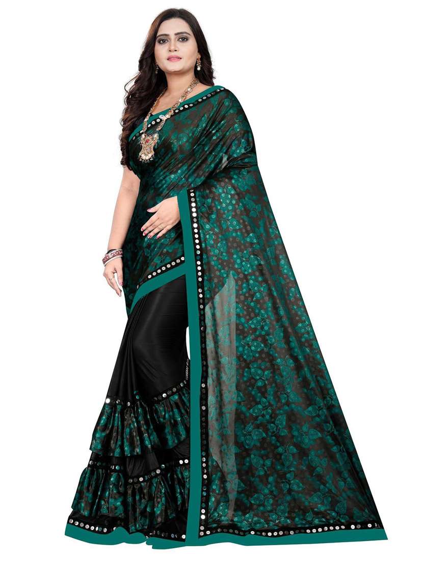 women's saree combo with blouse - 20183947 -  Standard Image - 3