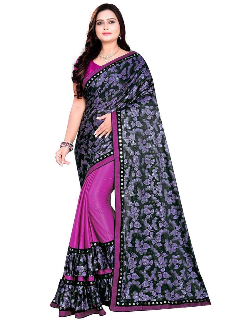 women's saree combo with blouse - 20183949 -  Standard Image - 3
