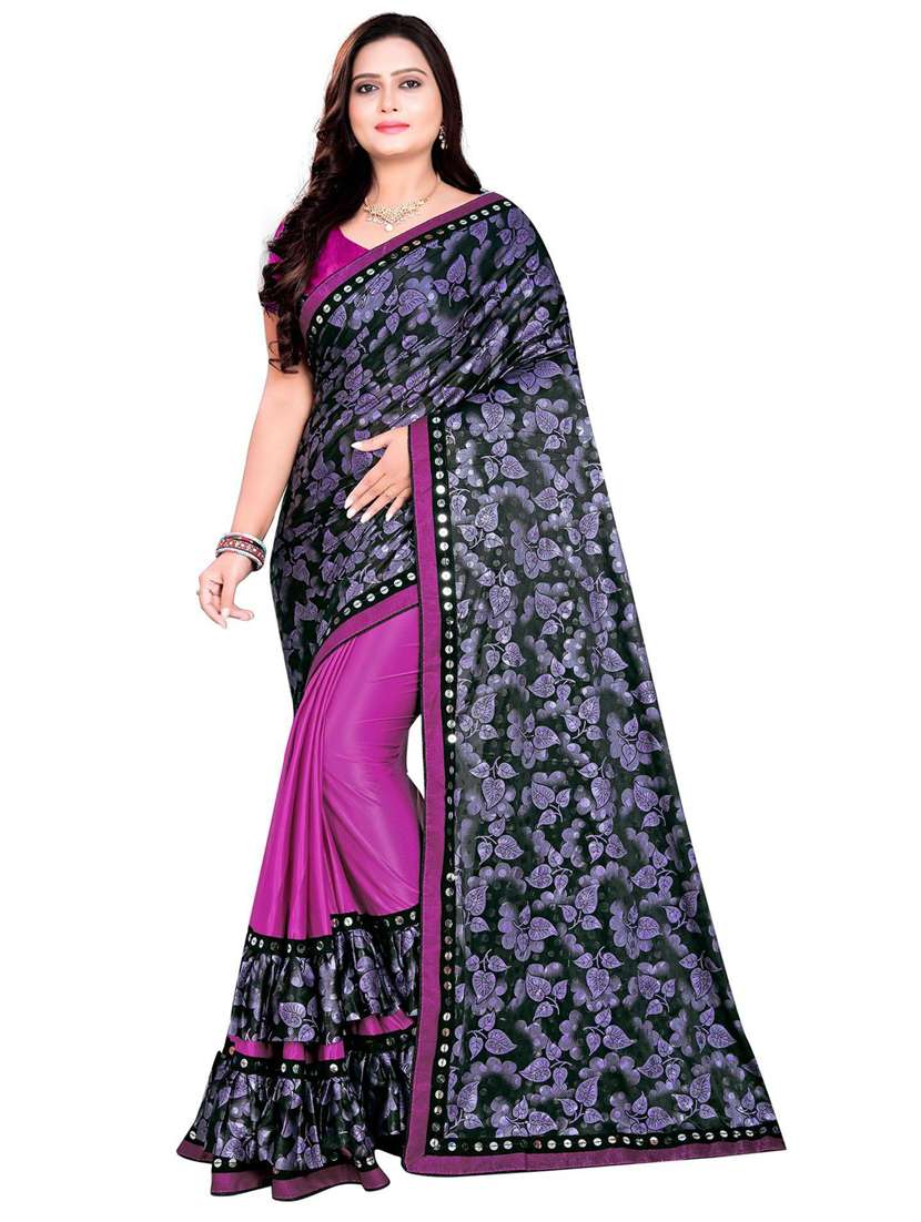 women's saree combo with blouse - 20183954 -  Standard Image - 3