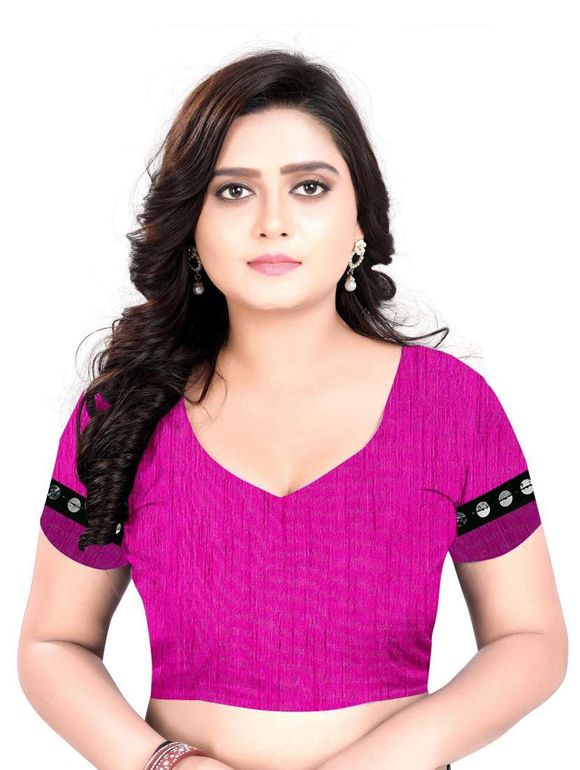 women's saree combo with blouse - 20183954 -  Standard Image - 5