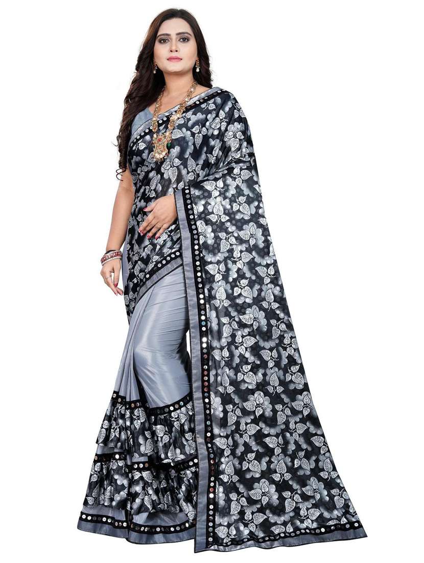 women's saree combo with blouse - 20183961 -  Standard Image - 3