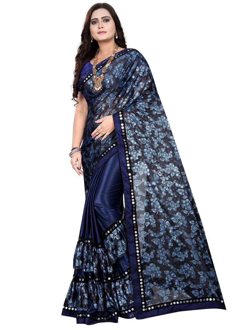 women's saree combo with blouse - 20183965 -  Standard Image - 3