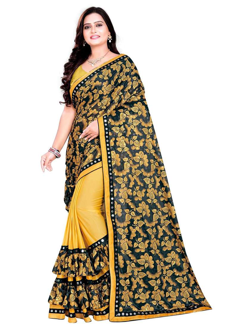 women's saree combo with blouse - 20183974 -  Standard Image - 3