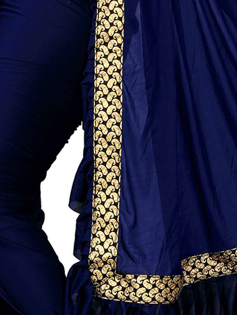 women's saree combo with blouse - 20183978 -  Standard Image - 5