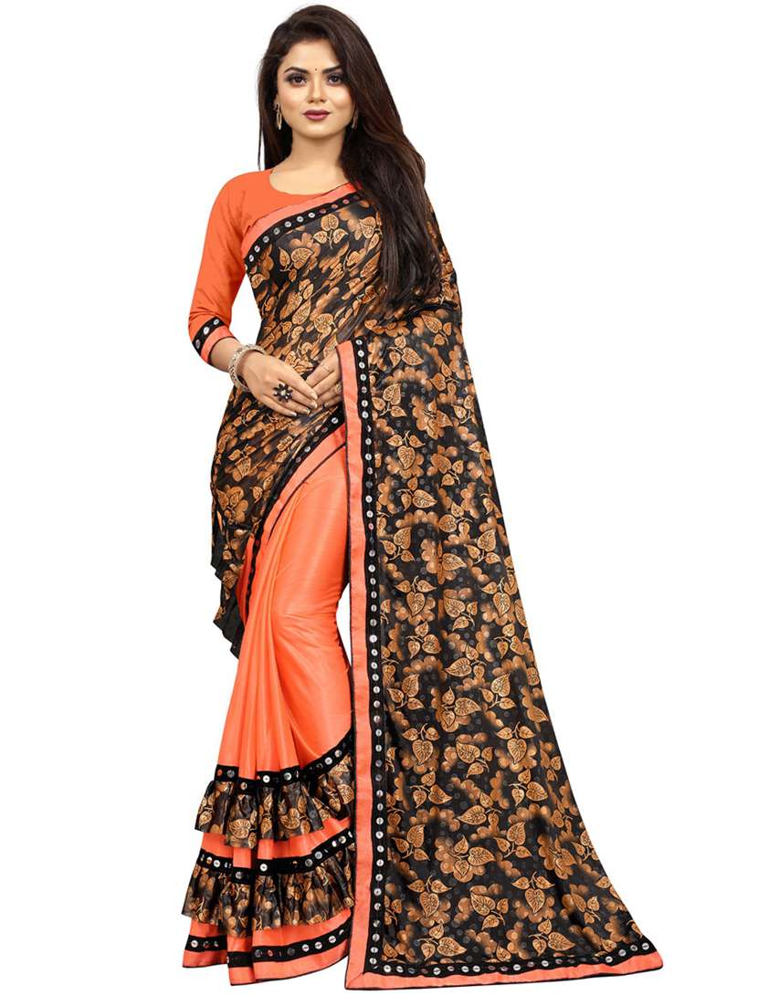 women pack of 2 multi color saree with blouse - 20183983 -  Standard Image - 3