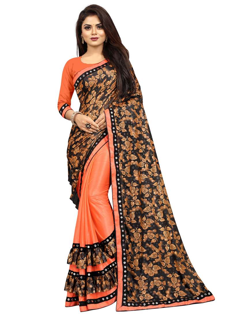 women's saree combo with blouse - 20183986 -  Standard Image - 3