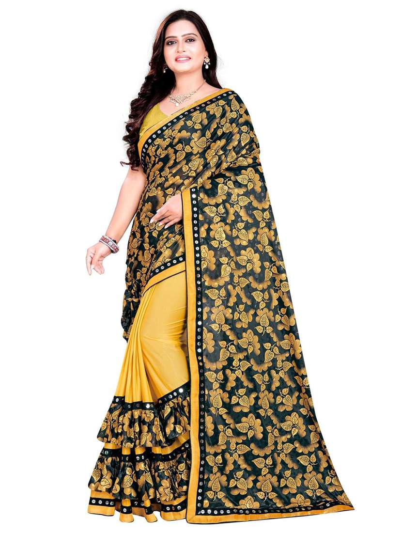 women's saree combo with blouse - 20184024 -  Standard Image - 3