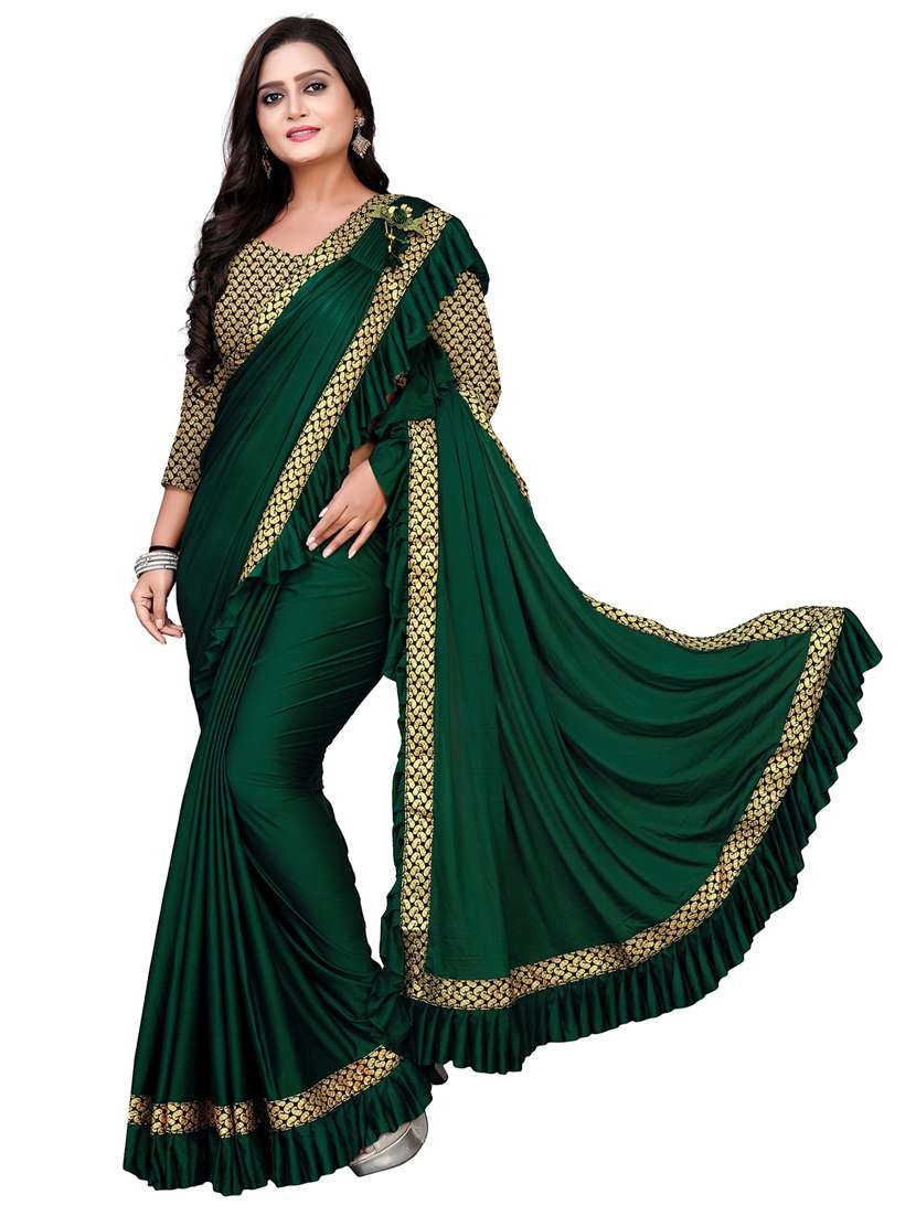 women's saree combo with blouse - 20184044 -  Standard Image - 3