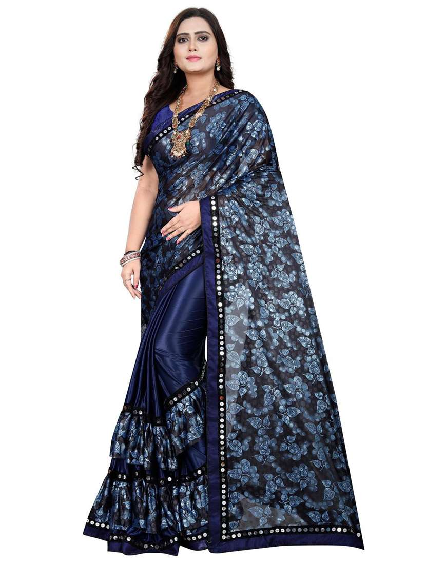 women's saree combo with blouse - 20184046 -  Standard Image - 3