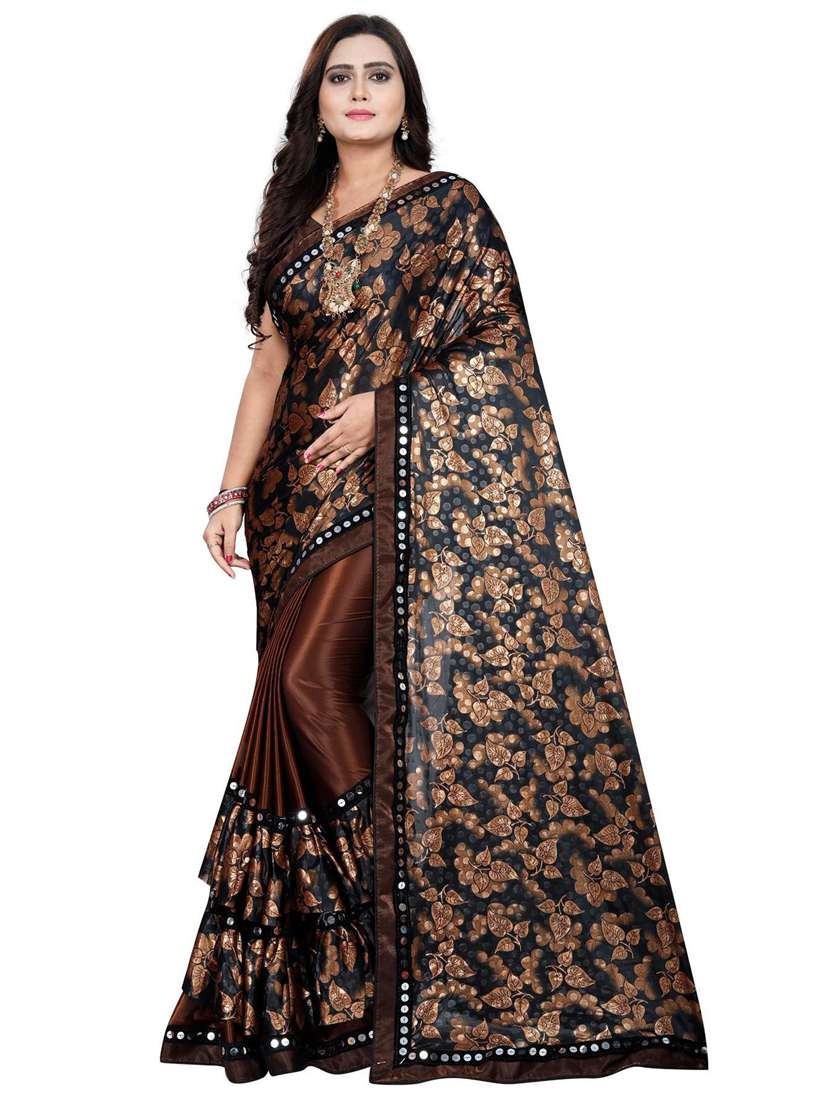 women's saree combo with blouse - 20184055 -  Standard Image - 3