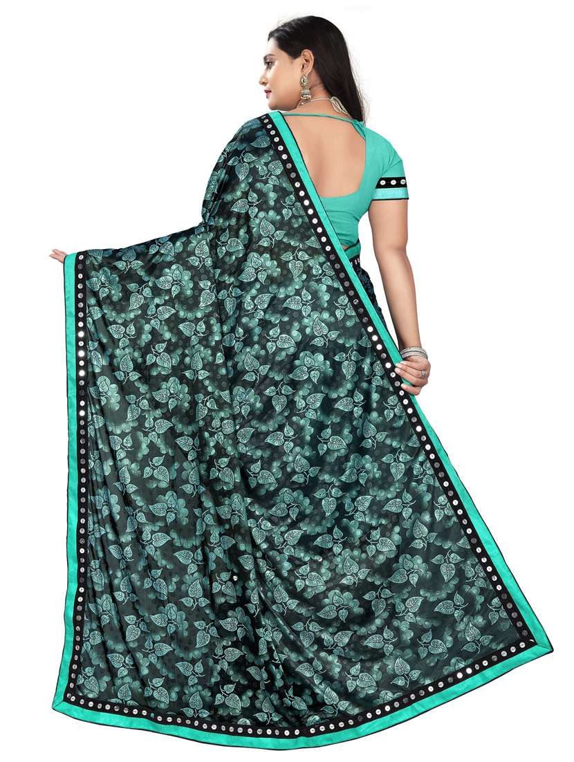 women's saree combo with blouse - 20184105 -  Standard Image - 3