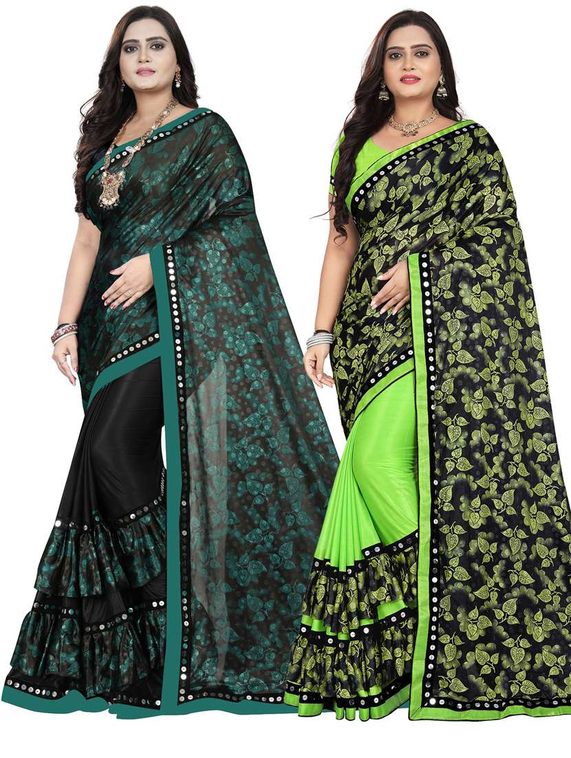women's saree combo with blouse