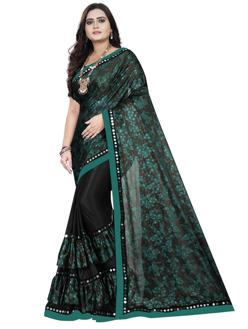 women's saree combo with blouse - 20184120 -  Standard Image - 3