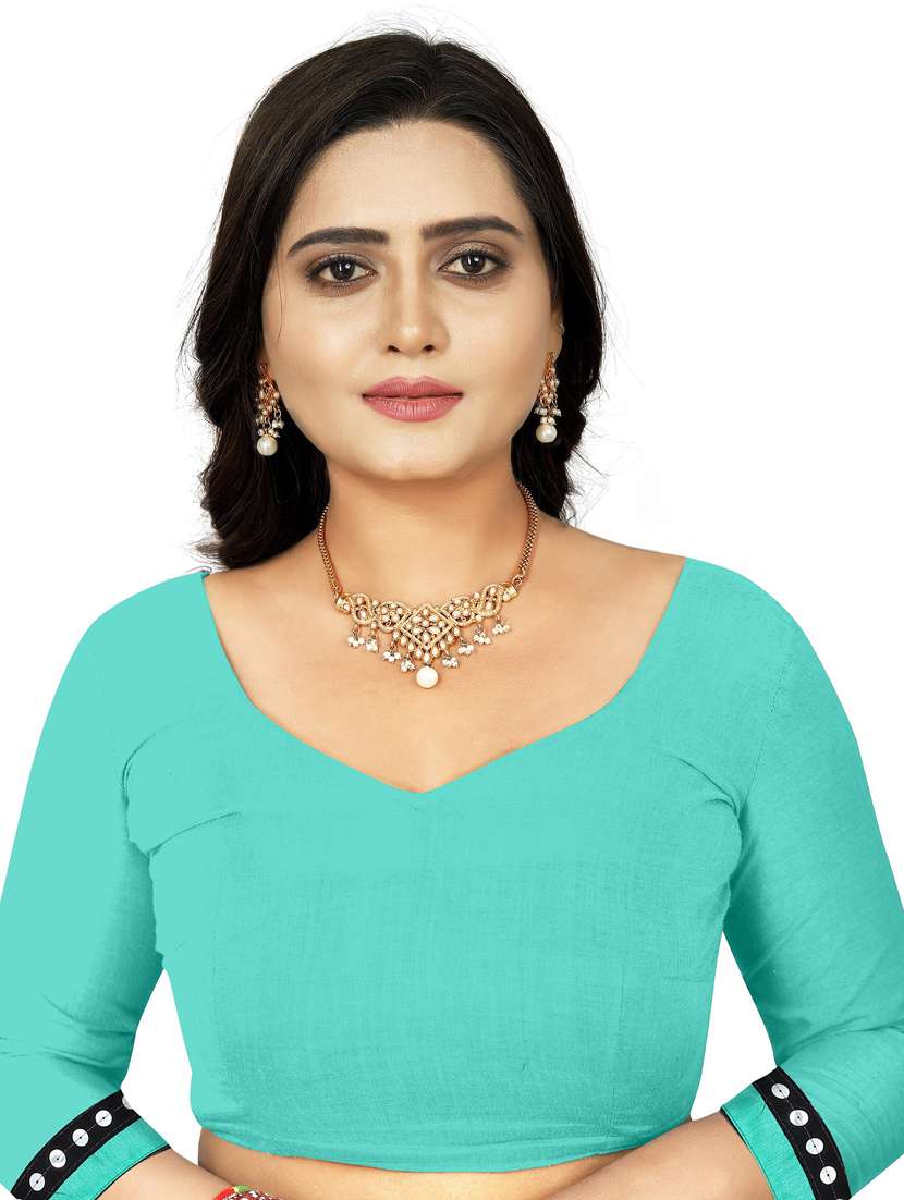 women's saree combo with blouse - 20184150 -  Standard Image - 5