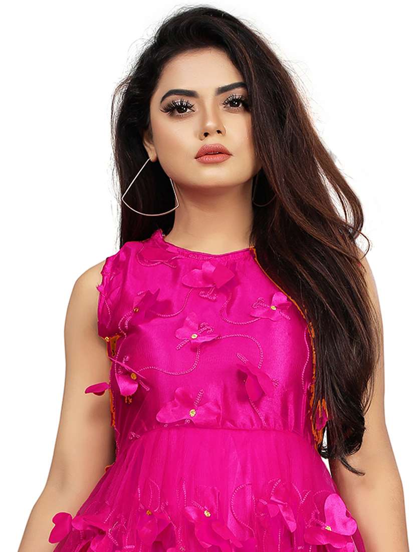 women self design a-line gown - 20184238 -  Standard Image - 3