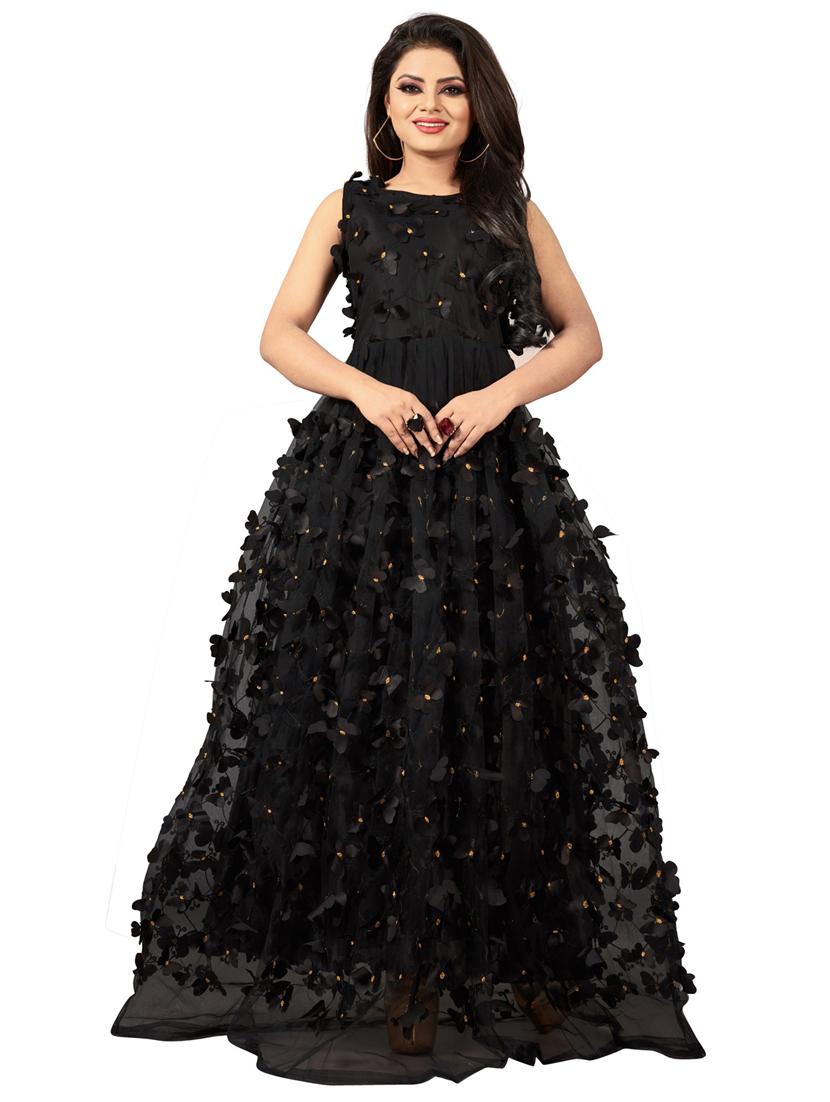 women pack of 2 round neck gown - 20184440 - Standard Image - 3