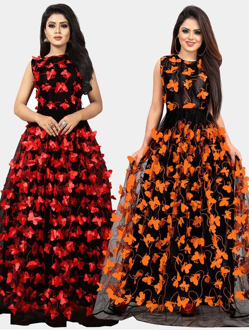 women pack of 2 mandarin neck blouse - 20184447 - Standard Image - 0