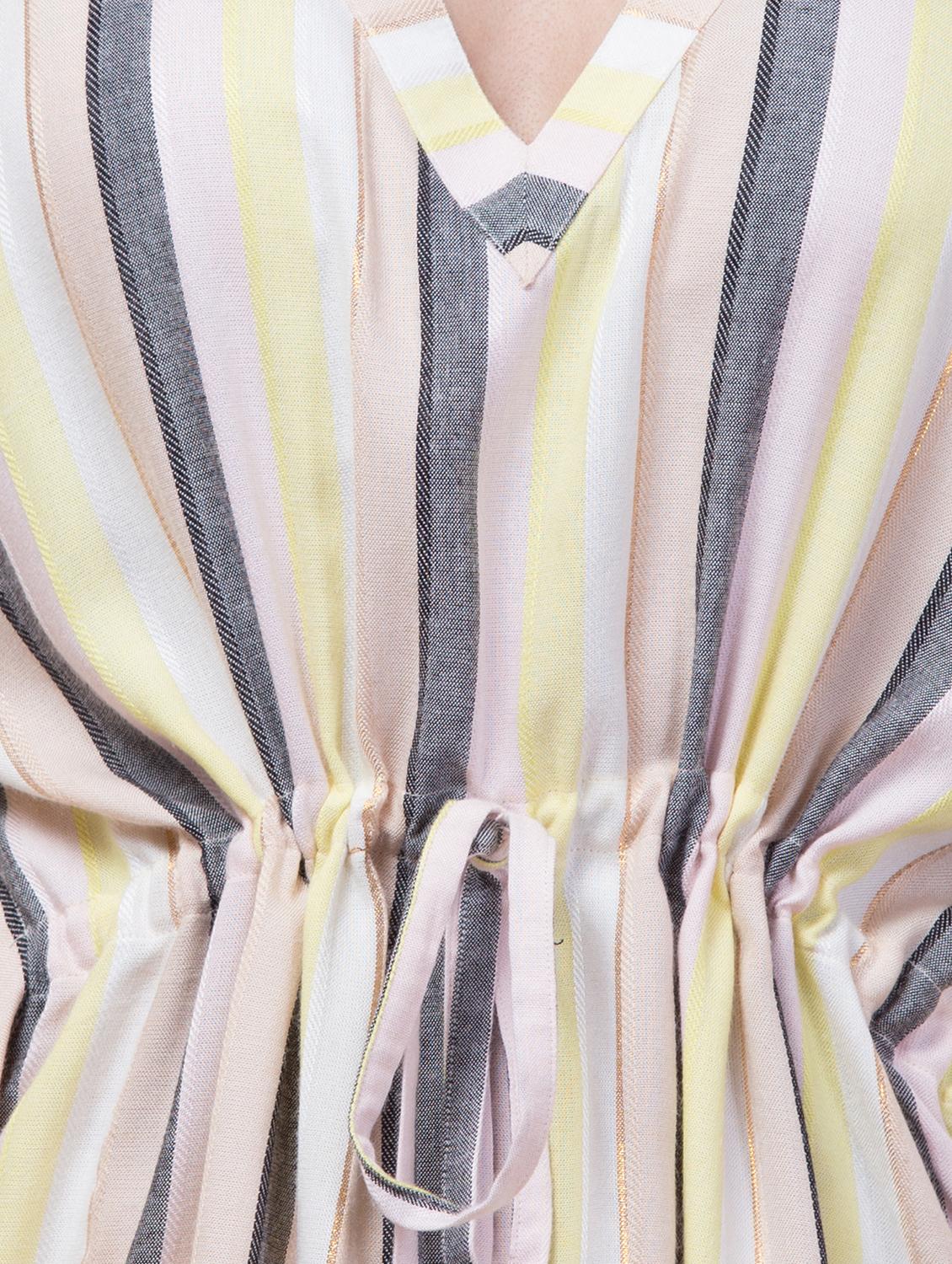 v-neck striped tunic kaftan - 20184728 - Standard Image - 3