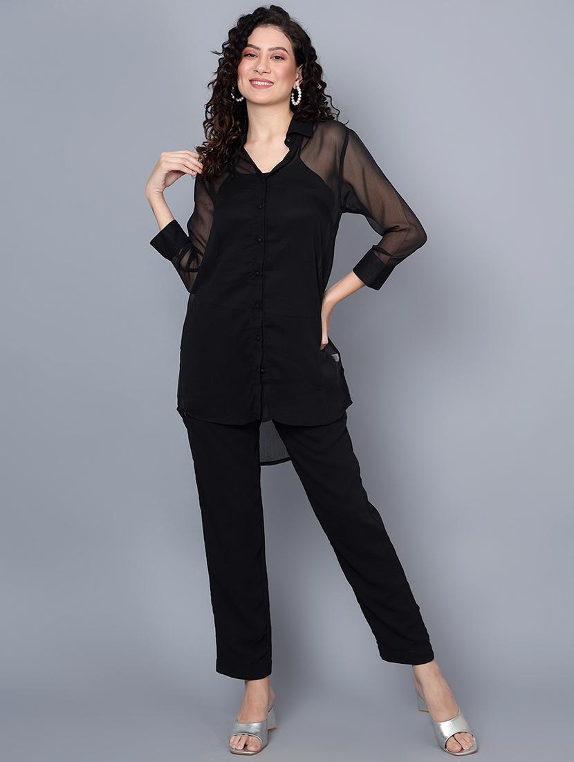 solid top & trouser co-ords set 