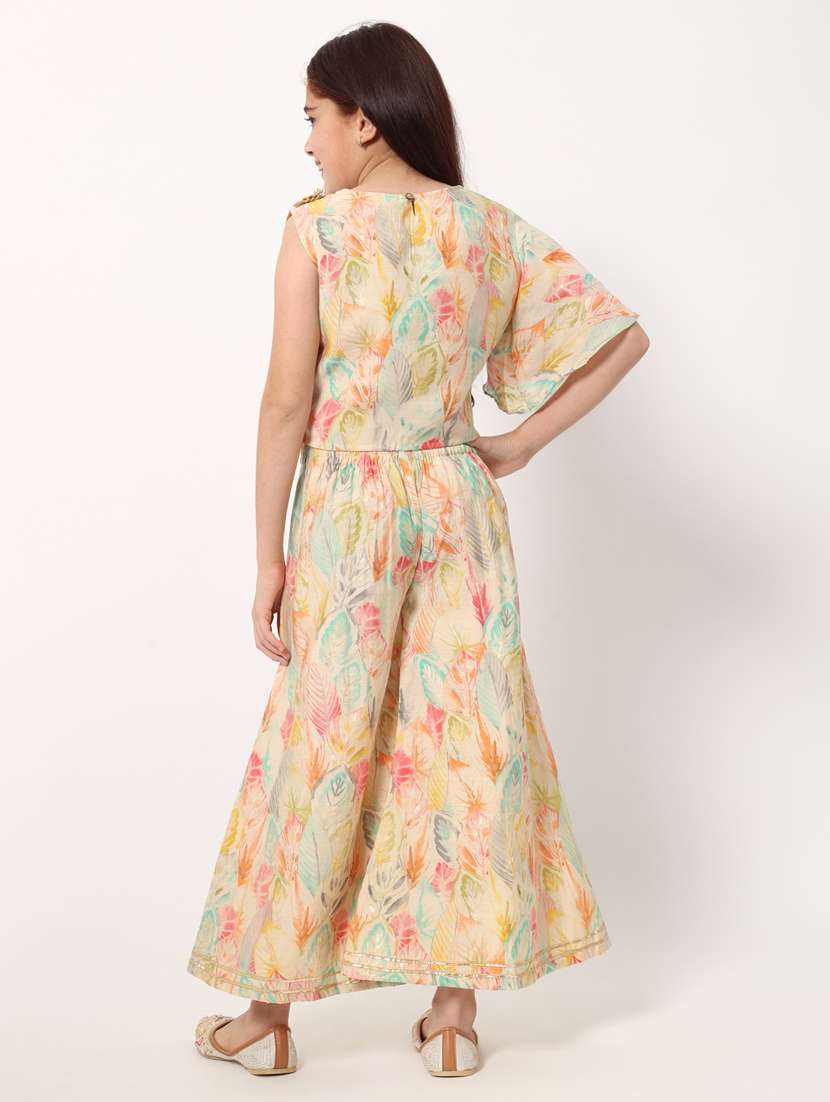 girls printed top & trouser set - 20188051 -  Standard Image - 3