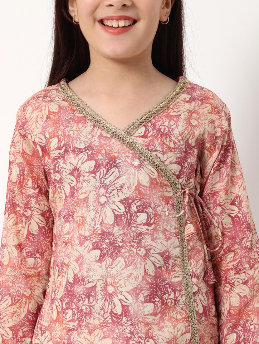floral kurta sharara set - 20188065 - Standard Image - 5