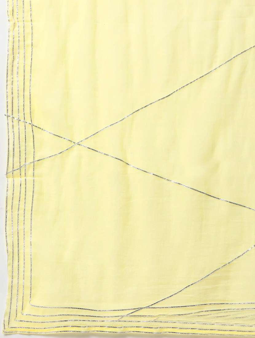 women solid kurta dupatta set - 20188122 -  Standard Image - 5