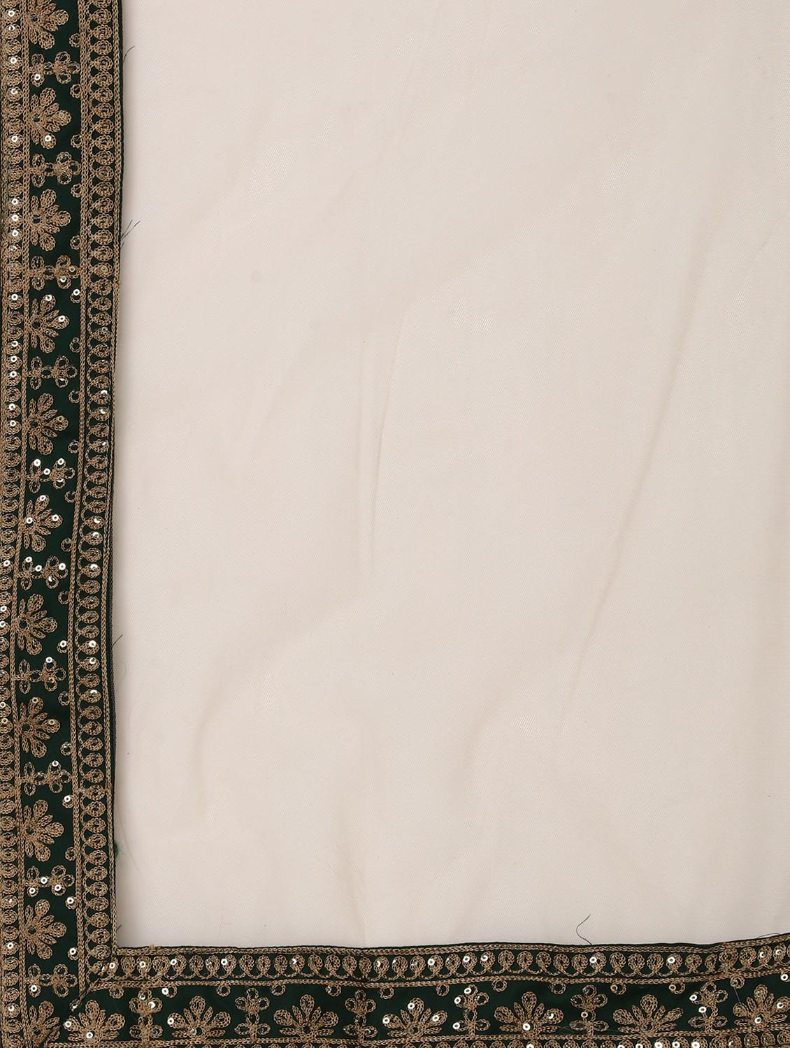 embroidered kurta palazzo set with dupatta - 20188722 - Standard Image - 5
