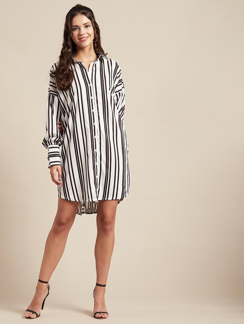 women's shirt striped dress - 20188959 -  Zoom Image - 0
