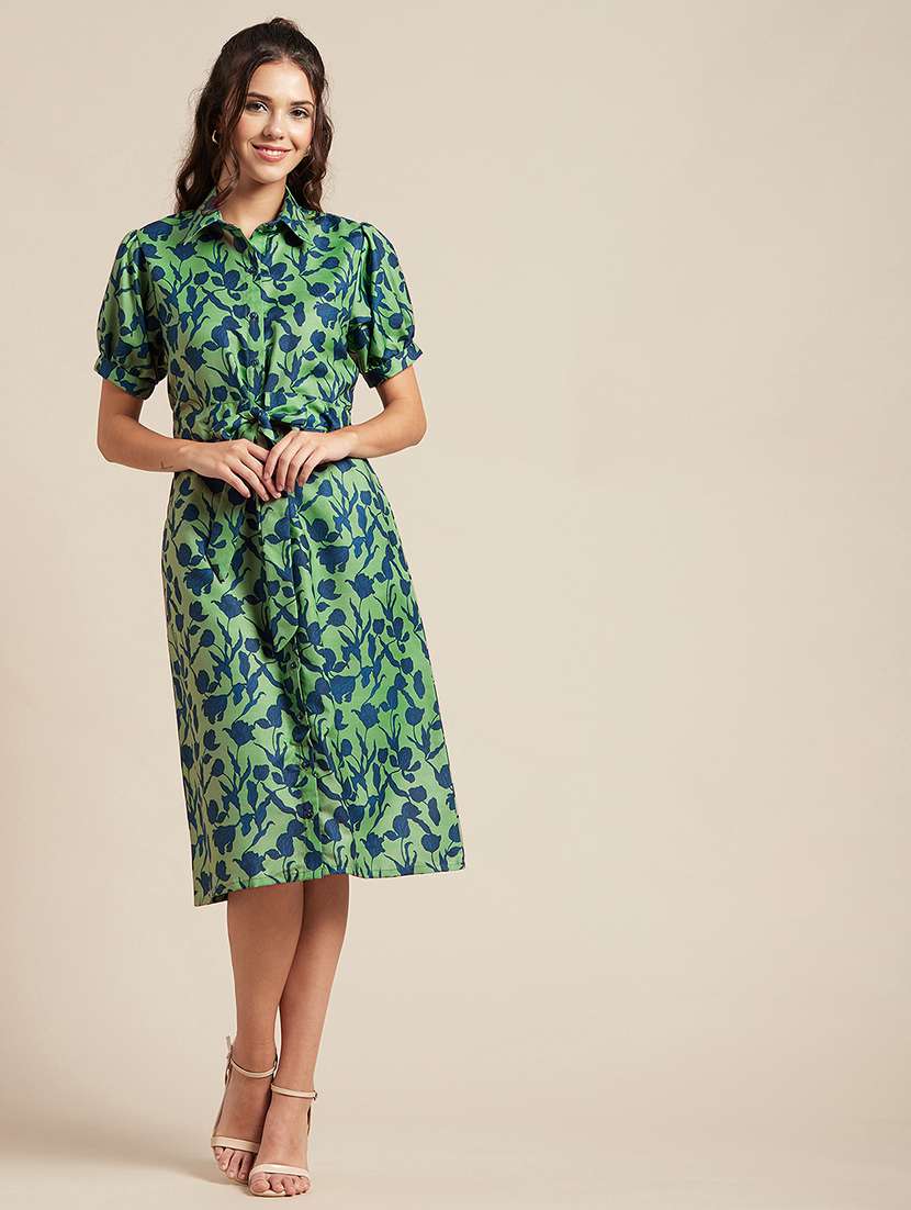 women's shirt floral dress - 20188961 -  Zoom Image - 0
