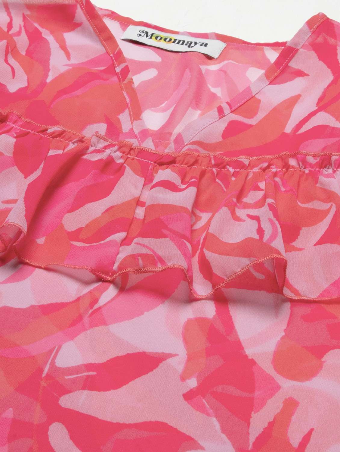 women's straight v neck top - 20189302 -  Standard Image - 5